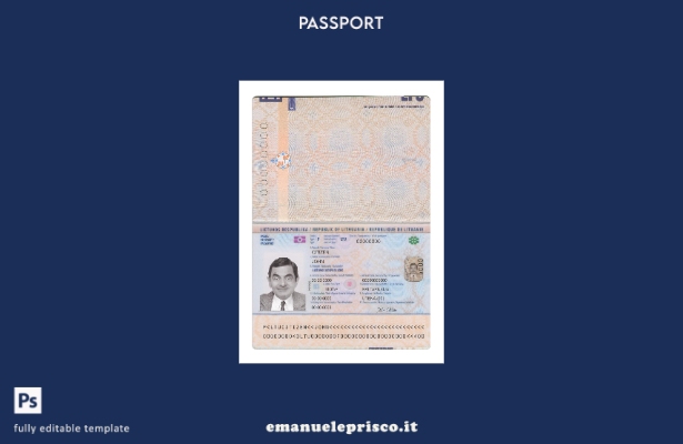 stile verificato Passaporto lituano nuovo modello presente